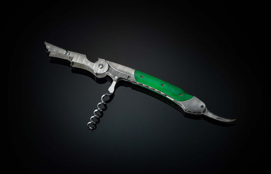 Sommelier Wine Opener with Jade handle