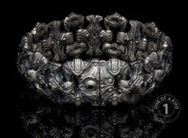 One of a kind sterling silver men's bracelet from William Henry