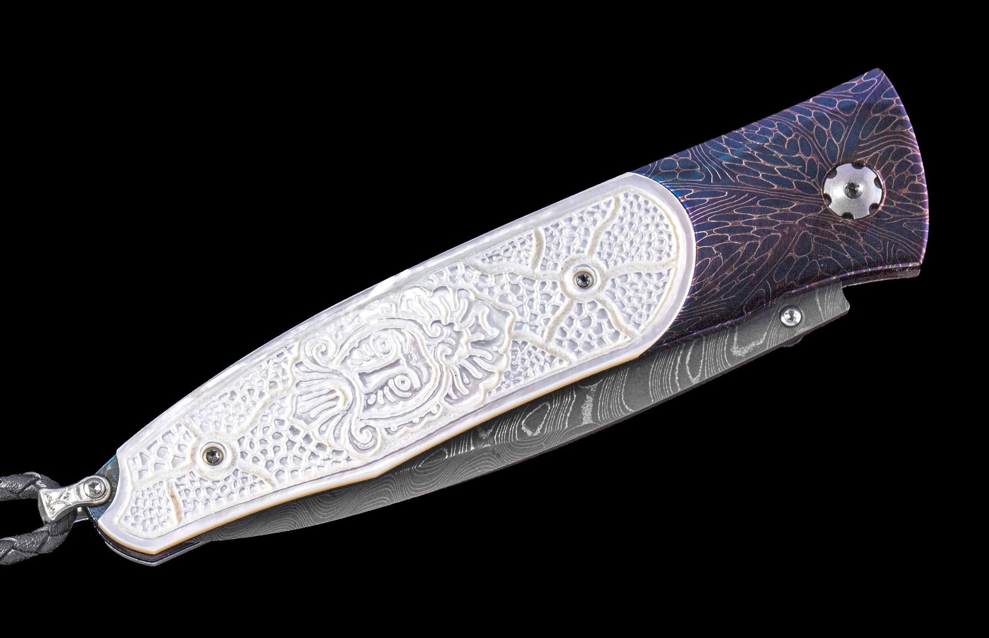  and damascus steel blade.